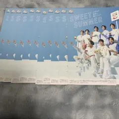 SnowMan 不二家 チラシ リーフレット