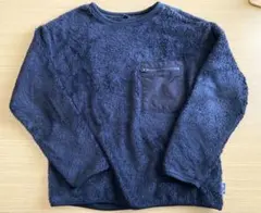 UNIQLO フリース トレーナー140 ネイビー　男の子　女の子　長袖