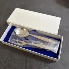 ステンレススチール カトラリーセット　スプーンと二股フォーク