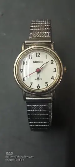 KRONE クォーツ腕時計 ホワイトダイヤル