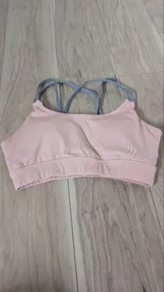 ピンク クロスストラップ ヨガブラ XS