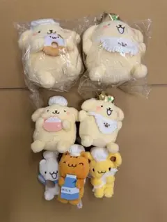 ポムポムプリン 30th Anniversaryぬいぐるみセット