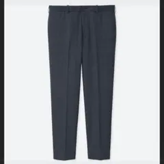 UNIQLO 이지 발목 팬츠 글렌 체크 그레이 S