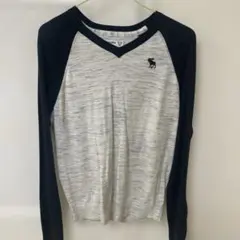 s abercrombie kids ロゴ トレーナー 15／16美品