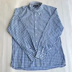 Tommy Hilfiger 長袖シャツ チェック柄 ブルー Lのサムネイル