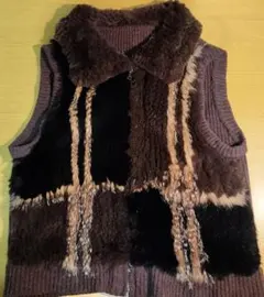 ノースリーブファーベスト