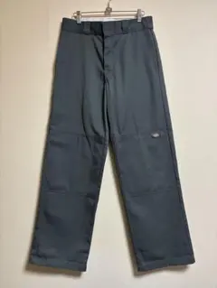 ルーズフィット グレー ワークパンツ ディッキーズ　ダブルニー　30✖︎32