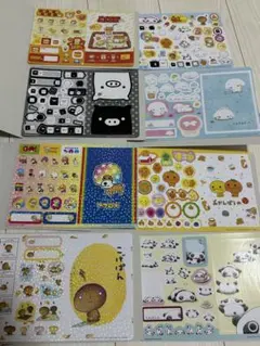 【匿名配送】ジャンボシールダス サンエックス オールスターズ コンプ 8種