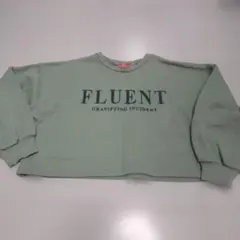 repipi armario グリーン クロップドトレーナー S