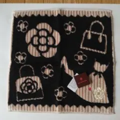 新品タグ付クレイサス刺繍入 タオルハンカチ
