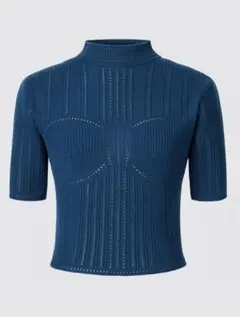 UNIQLO×Mame Kurogouchi 3Dメッシュセーター 5分袖