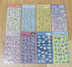 ぷくっとシール　サンリオ　ダイソー　８種類