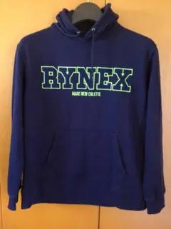 RYNEX フード付きスウェット Lサイズ ネイビー