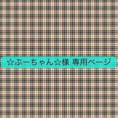 ☆ぷーちゃん☆様専用ページ