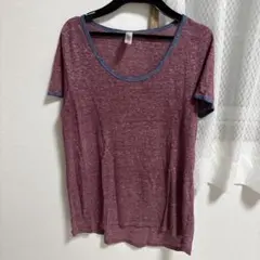 LuLaRoe パープル 半袖チュニック XXS 赤系 半袖 シャツ