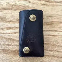 IL BISONTE レザー キーケース 4連 イタリア製　ブラウン