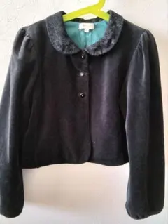 hushush　キッズ　女の子　ジャケット　上着　発表会　フォーマル　ブラック