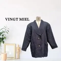 zk582【L】VINGT MIEL ポケット付き ジャケット 長袖のサムネイル