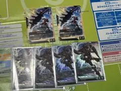 ガンダムカードゲーム ジャスティスガンダム 4枚 ファトゥム-00 2枚