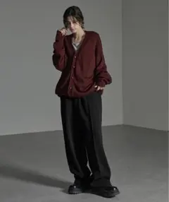 【CIYOT-シヨウト-】ワイドスラックス スウェットパンツ ユニセックス 黒