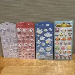 サンリオキャラクター　マシュマロステッカーズ 4枚セット