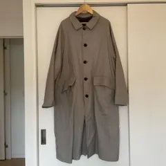 HARE ステンカラーコート チェック柄 ブラウン系のサムネイル