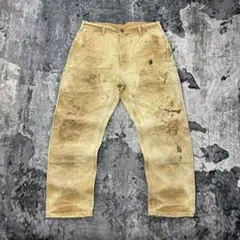 USA製 38×30 Carhartt ダブルニー ベージュ 90s Y2K - メルカリ