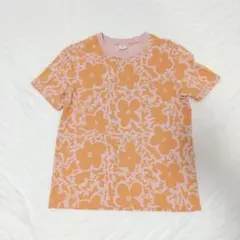 美品】PS ポールスミス フラワー 総柄 Tシャツ ピンク オレンジ ［M］のサムネイル