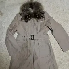 Emchariot ラクーンファー付き カジュアルコート M　9号