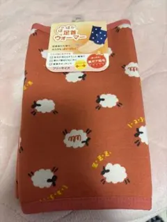 新品未使用レッグウォーマー 裏ボア ひつじ柄 フリーサイズ
