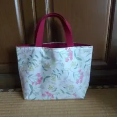【ハンドメイド】花柄のミニトート
