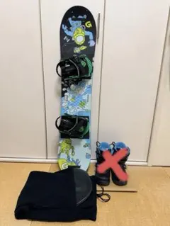 スノーボード Burton バートン 110キッズ板、ブーツ20センチ、ケース付