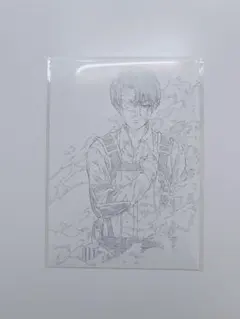 進撃の巨人 映画特典リヴァイビジュアルカード ポストカード 描き下ろし