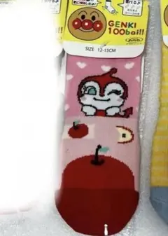 専用【入園準備】新品アンパンマン靴下3足セッ12-15ベビーソックス滑り止め付き