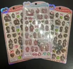 ⭕️モンチッチうるちゅる3点ポップシール セット　POP SEAL正規品