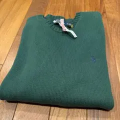 POLO RALPH LAUREN クルーネックニット グリーン M