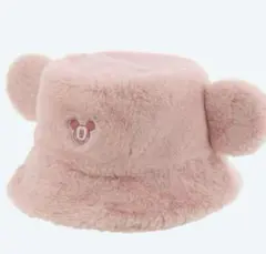 ディズニー バケハ モコモコ ピンク ミニー