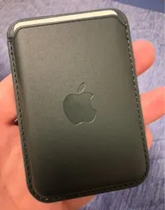 【Forest Green】Apple MagSafeファインウーブンウォレット