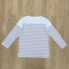 UNIQLO ユニクロ ボーダーオーバーサイズT 長袖 XL