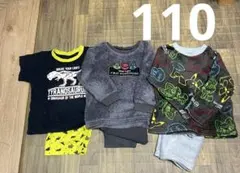 パジャマ　ポケモン　長袖　半袖　3点　まとめ売り　110