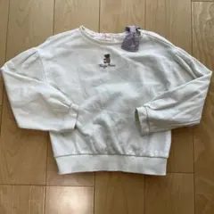 メゾピアノ　140 白　トレーナー