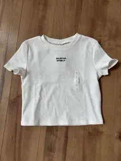 GU ジーユー　半袖　Tシャツ　140 ジュニア　S 新品　未使用　女の子　白