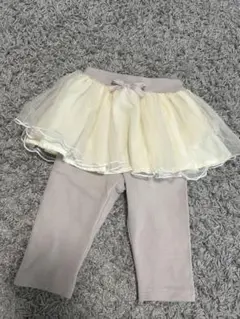 petit main チュチュ付きレギンス 80