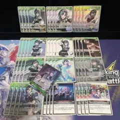 【人気】輪堂千速 デッキパーツ49枚セット osr付き　ホロカ