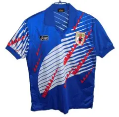90s アシックス サッカー日本代表 1993 ドーハの悲劇 ユニフォーム O
