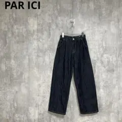PAR ICI DENIM　デニムカツラギタックパンツ　デニムワイドパンツ　Sのサムネイル