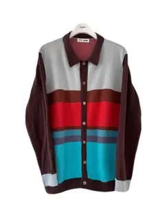 TTT MSW カーディガン 多色ストライプ