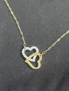SWAROVSKI スワロフスキー ネックレス ダブルハートのサムネイル