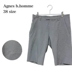 アニエスベーオム/ハーフパンツ/チェック柄/総柄/日本製/M/薄手/きれいめ