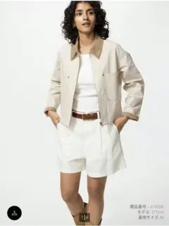 UNIQLO ジップアップショートジャケット